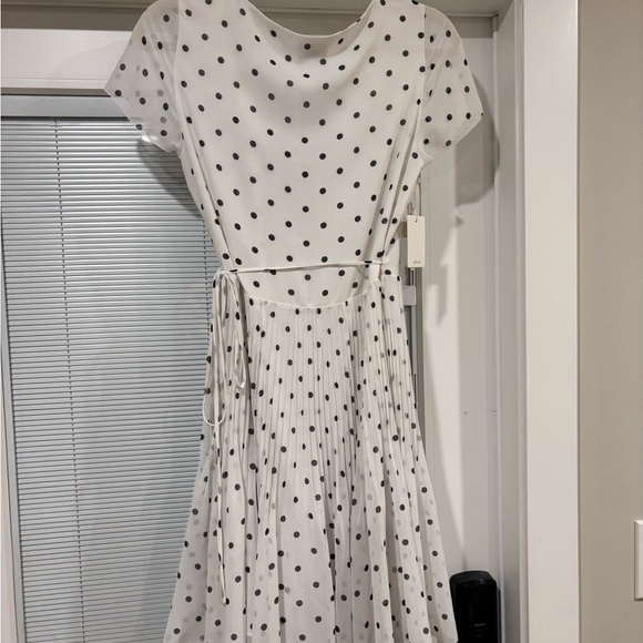 Aritzia Wilfred Beauline Polka Dot Wrap Dress - Picture 4 of 4